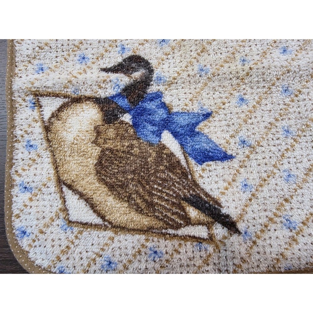 Vintage Terry Cloth Kitchen Towel Washcloth Cottagecore Granny Duck